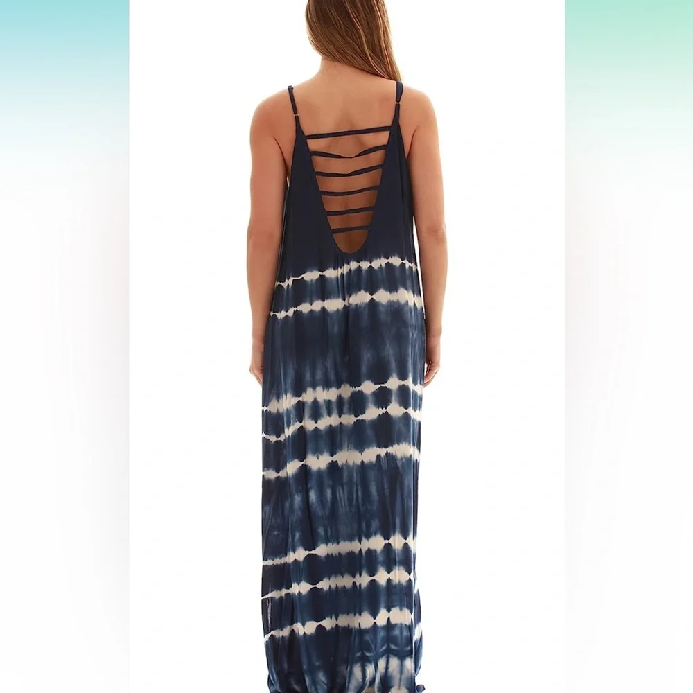 🌞 Boho Tie Dye Maxi Dress - Picture 2 of 2
